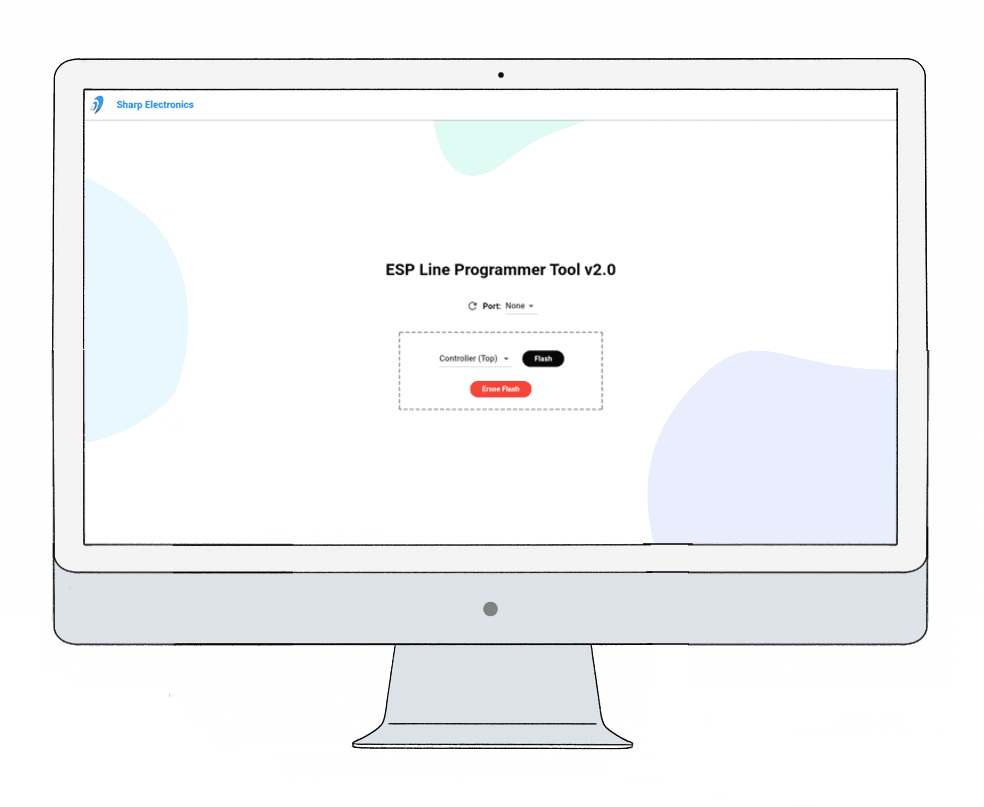 ESP32 Flasher Tool application